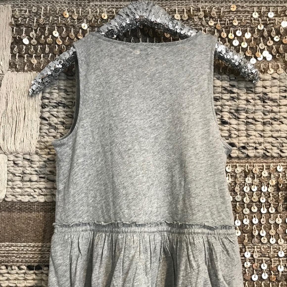 NWT J Crew gray surplice ruffle tank XXXS - Picture 3 of 5